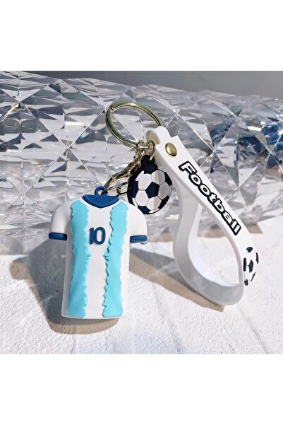 Choice1 Style-3 Mini Soccer Jersey Keychain, 3D Football Shirt Key Ring with ...