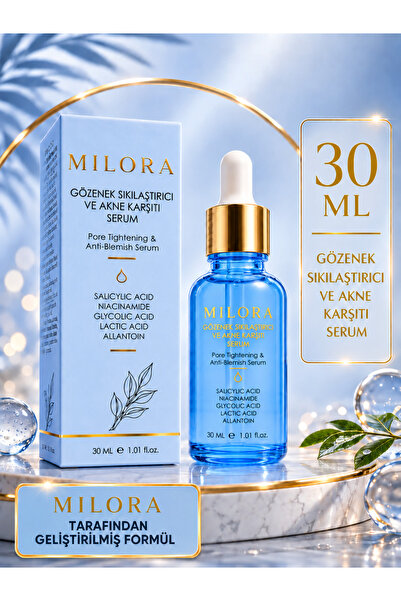 Milora Pore Perfector — Gözenek Sıkılaştırıcı & Akne Karşıtı Bakım Serumu 30ml