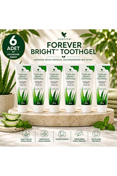 Forever Living Forever Bright Toothgel Diş Macunu 6 Adet