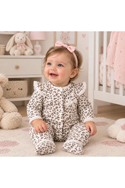 Baby Mii Leopar Desenli Tulum