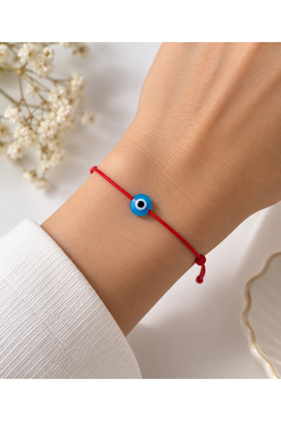 DeNors Red String Bracelet with Evil Eye Beads |   Lucky Bracelet |   Unisex | Bracelet