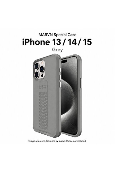 MARVN غطاء خاص من TPU لـ iPhone 13 / 14 / 15 - متوافق مع MagSafe، مع قبضة مرن...