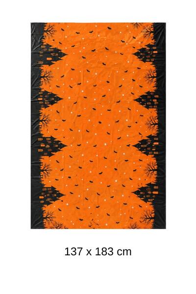Patladı Gitti Halloween Masa Örtüsü Cadılar Bayramı Parti Malzemesi 137 Cm X 183 Cm