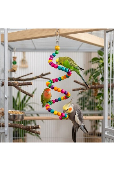 TUĞRA PET MARKET Tuğra Pet Market Helezon N Toy for Budgies and Parrots