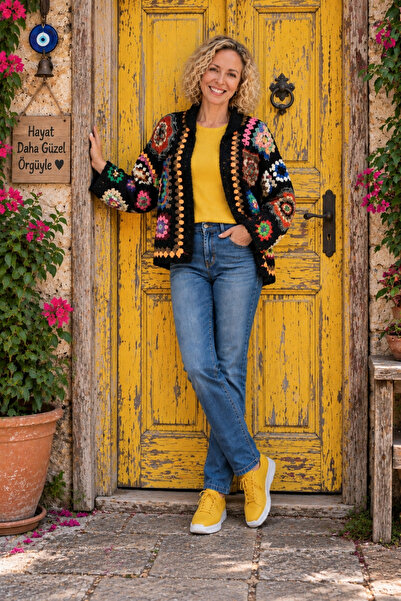 El örgüsü Ydr Design Cardigan