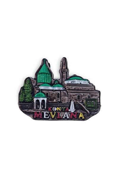 Genel Markalar Konya Mevlana magneti polyester kabartma hediyelik magnet