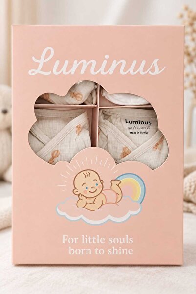 Luminus Little Balloon 9 Parça Müslin Yenidoğan Bebek Hastane Çıkışı Seti – Ö...