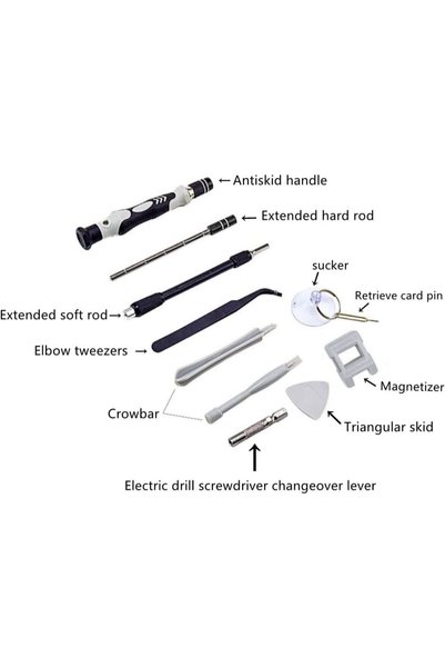 golden team Professional Inspection and Maintenance Kit – 115 Pieces – Anti-Slip Magnetic Handles – Ideal for Electronics and Mobile Phones