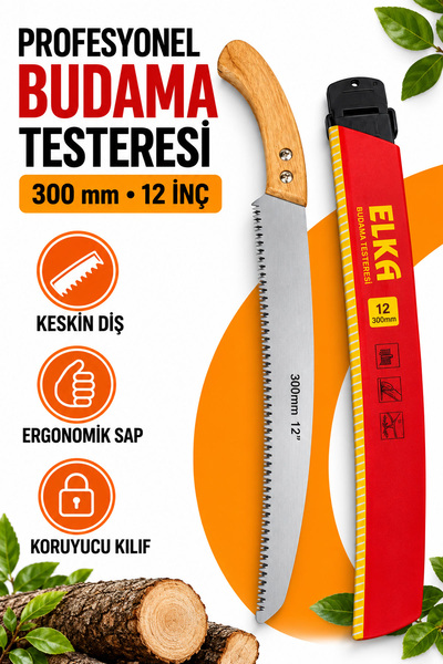 Trendhane Budama Testeresi 12 İnç 300 mm Keskin Diş Yapılı El