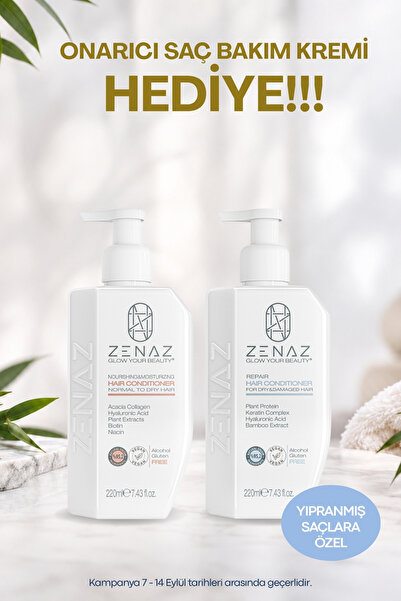 Zenaz Cosmetics Besleyici & Nemlendirici Saç Bakım Kremi Normalden Kuruya Dönük Saçlar İçin