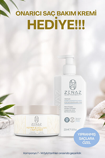 Zenaz Cosmetics Onarıcı & Hacim Veren Saç Bakım Maskesi