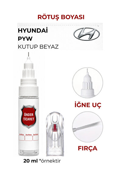 Önder Ticaret Hyundai PYW Polar White Rötuş Boyası i20 i30 Kona Tuscon Elantr...