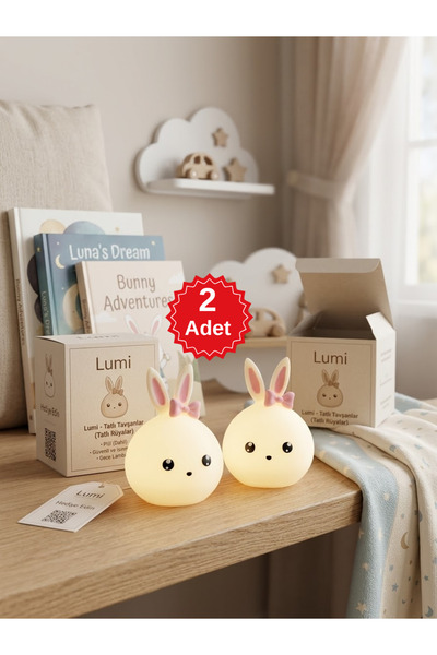 Aves Tasarım LumiBunny – Sevimli Işıklı Tavşan