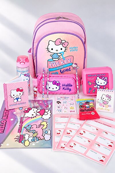 Hello Kitty x Декомус Колекция  "Сърдечен ключ " Лицензиран пълен комплект ка...