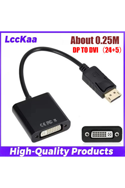 Choice Product B 1.8M DisplayPort To DVI Cable 0.25M DP To DVI Adapter for De...
