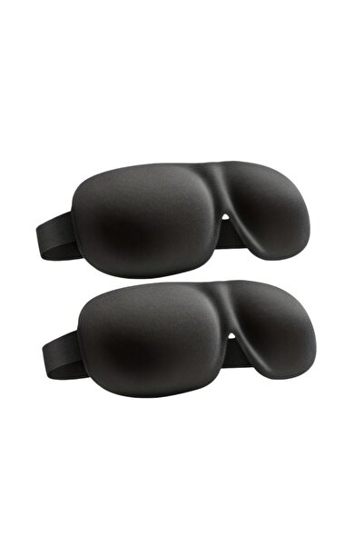 Choice 2pcs 3D Contoured Sleep Mask 100% Light Blocking Eye Mask Ultra-Soft S...
