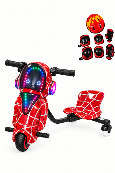 stars pearl Mini Electric Drift Scooter for Kids (6" Wheels) - 3 Speeds with ...