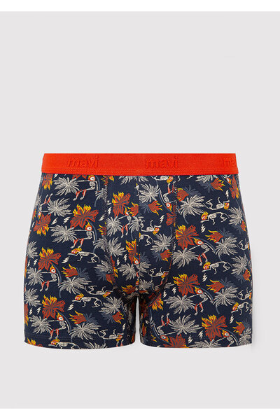Mavi Printed Navy Blue Boxer 092655-85585