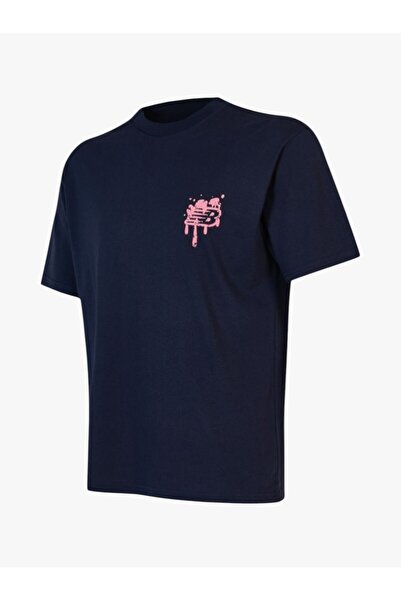 New Balance Mnt1649 Navy Blue Men's T-Shirt
