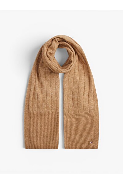 Tommy Hilfiger TH FLAG FLUFFY SCARF Kadın Yeşil Atkı - AW0AW17787