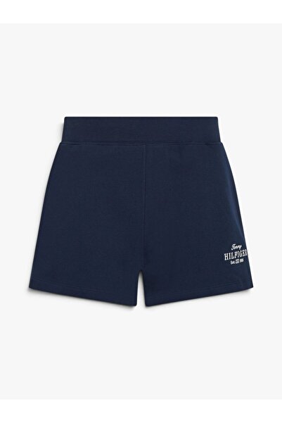 Tommy Hilfiger REG HILFIGER SWEATSHORT Kadın Mavi Şort - WW0WW45518
