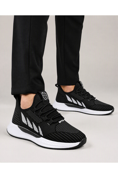 W WİPPER Rahat Tabanlı Şık Tasarım Ortopedik Büyük Numara Kışlık Sneaker Spor...