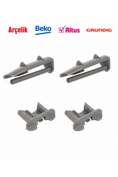 Arçelik Üst Sepet Ray Tutucu Tırnak Bulaşık Makinesi Üst Sepet Ray Tutucu Ark...