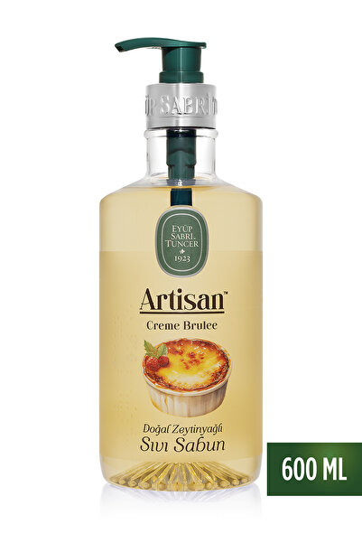 Eyüp Sabri Tuncer Artisan Natural Olive Oil Liquid Soap Creme Brulee 600 ml