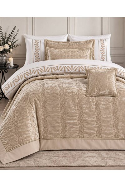 GOLDROOM Home VERONA NAKIŞLI ÇEYİZ SETİ 8 PARÇA