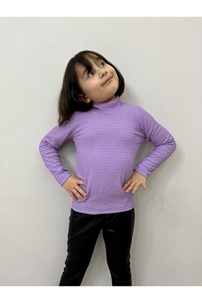 Esterella Kız Çocuk/ Balıkçı Yaka/ Uzun Kollu /örme Body
