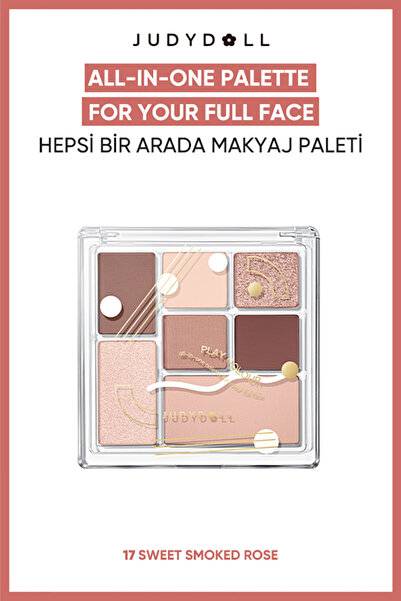 JUDYDOLL All In One Makyaj Paleti | Göz Farı, Allık, Aydınlatıcı ve Kontür Pa...