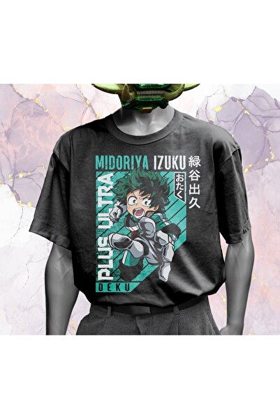 My Hero Academia (boku No Hero Academia) - Deku - Oversize Tişört