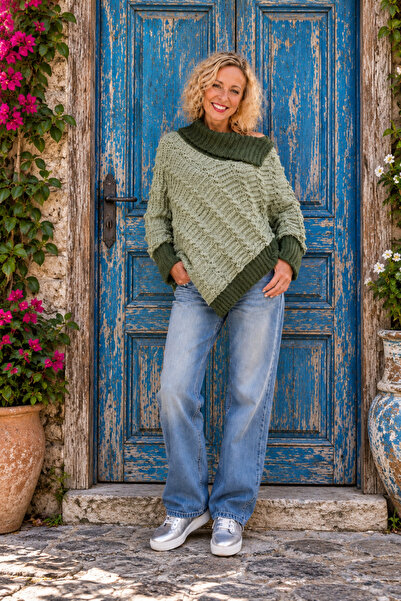 Generic Brand Ydr Design Asymmetrical Casual Sweater