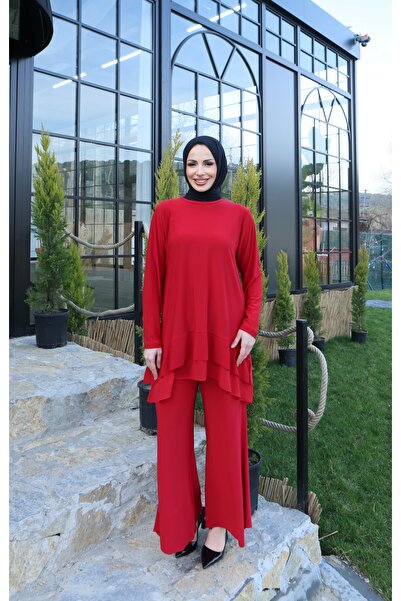 NİSUM MODA Flared Double Suit with Trousers