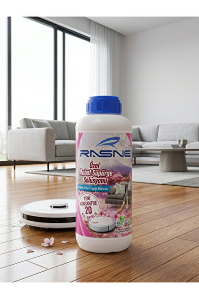 Rasne Konsantre Robot Süpürge Solüsyonu (Kiraz Çiçeği Sakura Kokusu) 1000ml