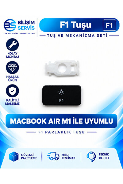 BSBİLİSİM Macbook Pro & Air M1-M2-M3 Uyumlu Yedek F Tuşları ve ESC