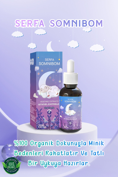 SERFA SOMNIBOM SOMNİBOM BİTKİSEL GAZ GİDERİCİ, UYKU DAMLASI 50 ML