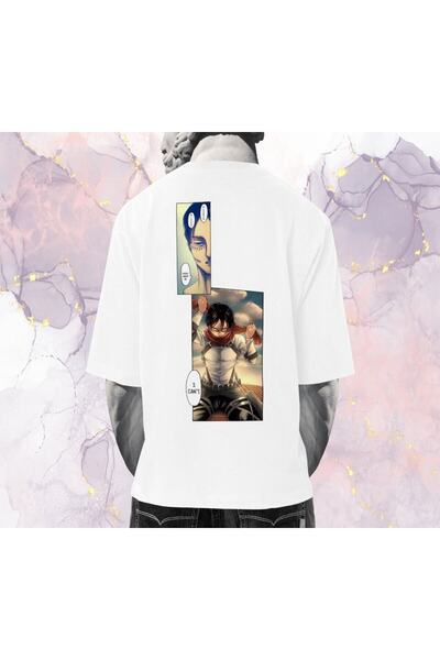 Attack On Titan (shingeki No Kyojin) - Forget About Me - Oversize Tişört (arka Baskılı)