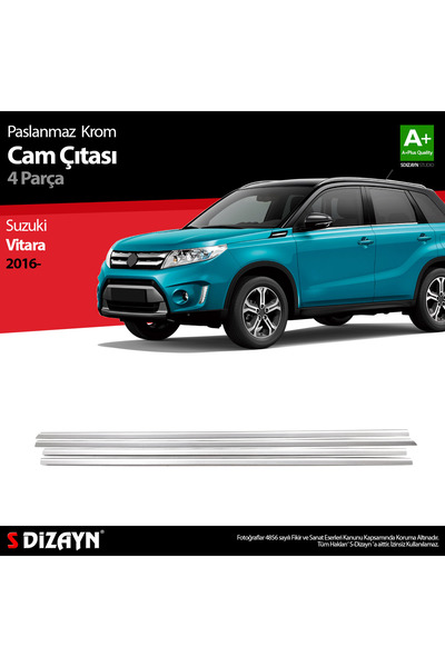 S Dizayn S-Dizayn Suzuki Vitara Krom Cam Çıtası 4 Prç. 2016-2019 8003060
