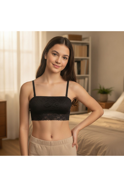 BONBON Young Women's Full Lace Cotton Lined Bralet Bb2811