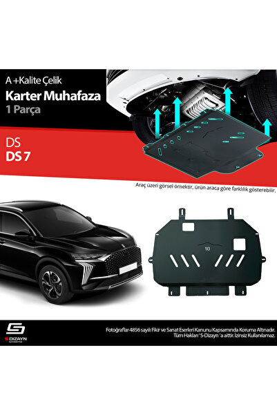 S Dizayn S-Dizayn DS DS7 Çelik Karter Muhafaza Koruma 2017 Üzeri A+ Kalite DS...