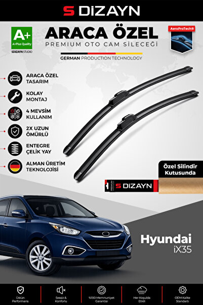 S Dizayn S-Dizayn Hyundai ix35 Ön Cam Silecek Seti 2010-2015 Premium Araca Öz...