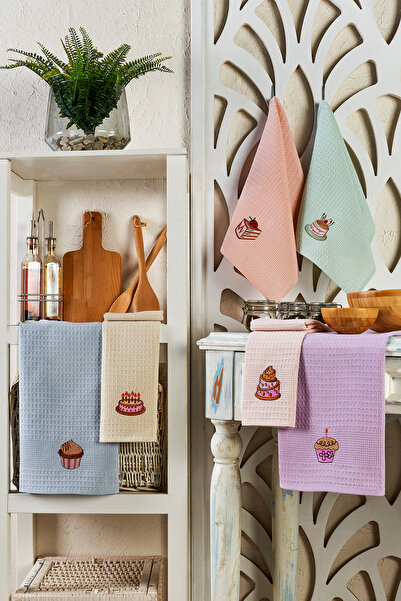 Elart Cupcake Baking Cloth 6 Pieces Multi-Colored