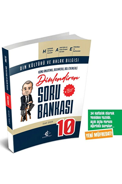 Eker Test Yayınları 10.Sınıf Maarif Model Din Kültürü ve Ahlak Bilgisi Dinlen...
