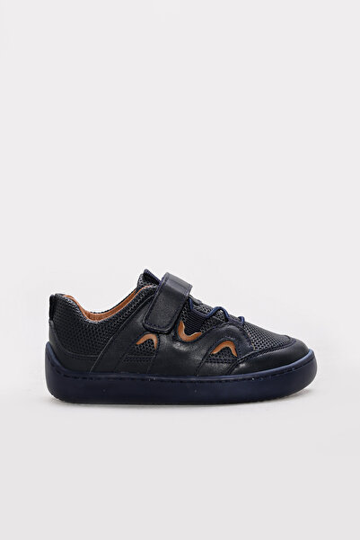 FAST STEP Genuine Leather Navy Blue Boys' Casual Shoes 907Xabda120
