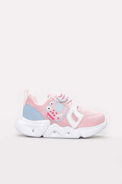 FAST STEP Pembe Beyaz A.Mavi Kız Çocuk Sneaker Ayakkabı 461BA105
