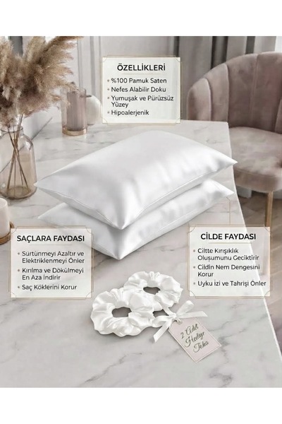 bright moon 100% Cotton Satin Pillowcase