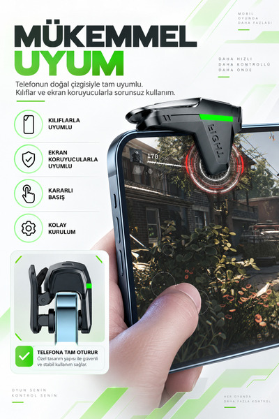 ZOİNCO TURBO SHOT Mobil Oyun Tetikleri - PUBG Oyun Konsolu