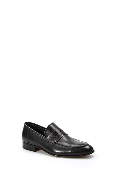 FAST STEP Genuine Leather Black Men's Classic Shoes 822GA79