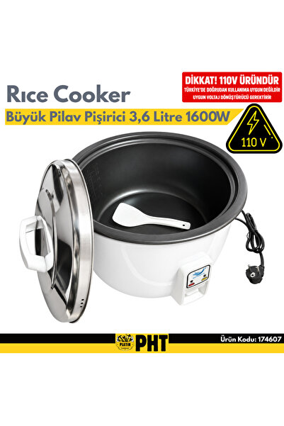 PLATİN HIRDAVAT Impa 174607 Rıce Cooker 110v Pilav Pişirici 3,6 Litre